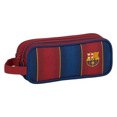 футляр F.C. Barcelona M513 Тёмно Бордовый Тёмно Синий (21 x 8 x 6 cm) цена и информация | Пеналы | pigu.lt