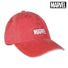 Kepurė moterims Baseball Marvel 75332, raudona kaina ir informacija | Kepurės moterims | pigu.lt