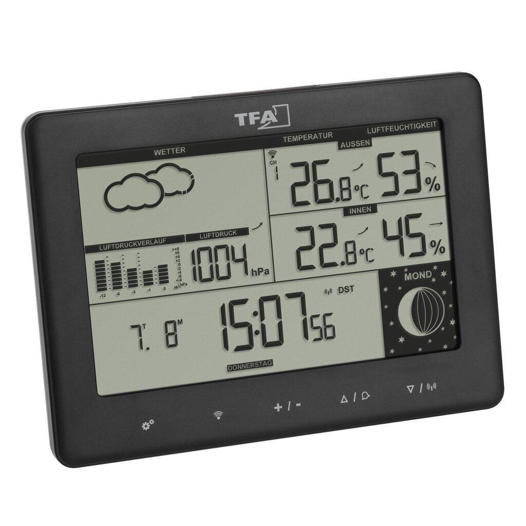 Belaidė orų stotelė ELEMENTS TFA 35.1158 kaina ir informacija | Meteorologinės stotelės, termometrai | pigu.lt