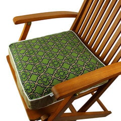 Pagalvė kėdei Floriane Garden YM1033, žalia цена и информация | Подушки, наволочки, чехлы | pigu.lt