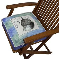 Pagalvė kėdei Floriane Garden YM1080, mėlyna kaina ir informacija | Pagalvės, užvalkalai, apsaugos | pigu.lt