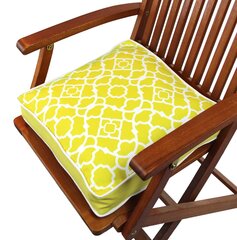 Подушка для стула Floriane Garden YM1192, желтая цена и информация | Подушки, наволочки, чехлы | pigu.lt