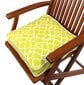 Pagalvė kėdei Floriane Garden YM1192, geltona цена и информация | Pagalvės, užvalkalai, apsaugos | pigu.lt