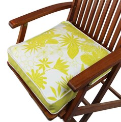 Подушка для стула Floriane Garden YM1196, желтая цена и информация | Подушки, наволочки, чехлы | pigu.lt