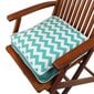 Pagalvė kėdei Floriane Garden YM1202, mėlyna kaina ir informacija | Pagalvės, užvalkalai, apsaugos | pigu.lt