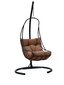 Pakabinamas fotelis Floriane Garden Cali, rudas kaina ir informacija | Lauko kėdės, foteliai, pufai | pigu.lt