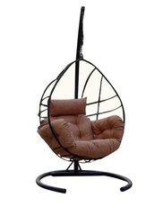 Подвесное кресло Floriane Garden Anka, коричневое цена и информация | Садовые стулья, кресла, пуфы | pigu.lt