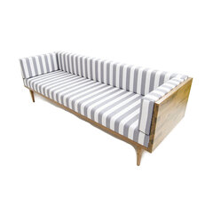 Lauko sofa Floriane Garden Cocos, pilka/ruda kaina ir informacija | Lauko kėdės, foteliai, pufai | pigu.lt