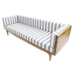 Lauko sofa Floriane Garden Cocos Large, pilka/ruda kaina ir informacija | Lauko kėdės, foteliai, pufai | pigu.lt