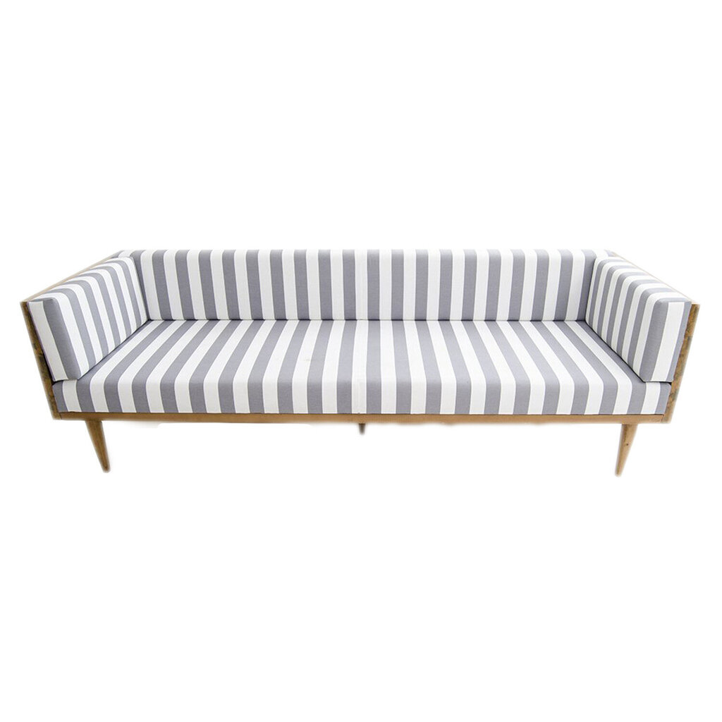 Lauko sofa Floriane Garden Cocos Large, pilka/ruda kaina ir informacija | Lauko kėdės, foteliai, pufai | pigu.lt