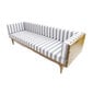 Lauko sofa Floriane Garden Cocos Medium, pilka/ruda kaina ir informacija | Lauko kėdės, foteliai, pufai | pigu.lt