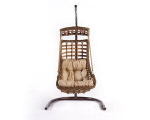 Подвесное кресло Floriane Garden Alacati, коричневое цена и информация | Садовые стулья, кресла, пуфы | pigu.lt