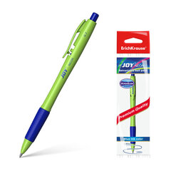 Ручка шариковая автоматическая ErichKrause JOY Neon Ultra Glide Technology, цвет чернил синий (в пакете по 1 шт.) цена и информация | Письменные принадлежности | pigu.lt
