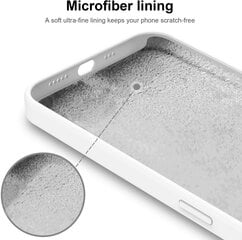 Силиконовый чехол SoundBerry для Apple iPhone 13 (real liquide silicone), space grey + защита из закаленного стекла Superior 5D цена и информация | Чехлы для телефонов | pigu.lt