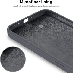 Силиконовый чехол SoundBerry для Apple iPhone 13 (real liquide silicone), space grey + защита из закаленного стекла Superior 5D цена и информация | Чехлы для телефонов | pigu.lt