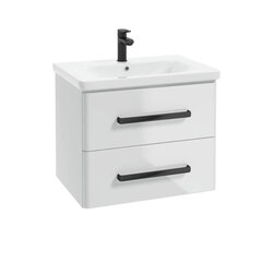 Шкафчик для ванной Frenesia Deftrans с раковиной Soft 65cm цена и информация | Шкафчики для ванной | pigu.lt