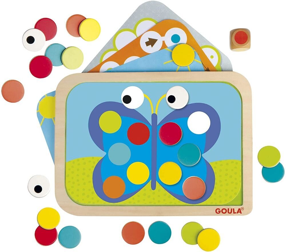 Mozaika medinė magnetinė Magnetic Color Goula 53142 цена и информация | Lavinamieji žaislai | pigu.lt