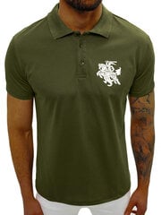Polo marškinėliai vyrams Vytis, žali kaina ir informacija | Vyriški marškinėliai | pigu.lt