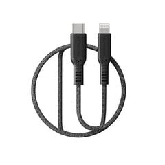Premium MFI sertifikuotas kabelis Type C - Lightning (juodas, 2.2m) kaina ir informacija | Kabeliai ir laidai | pigu.lt
