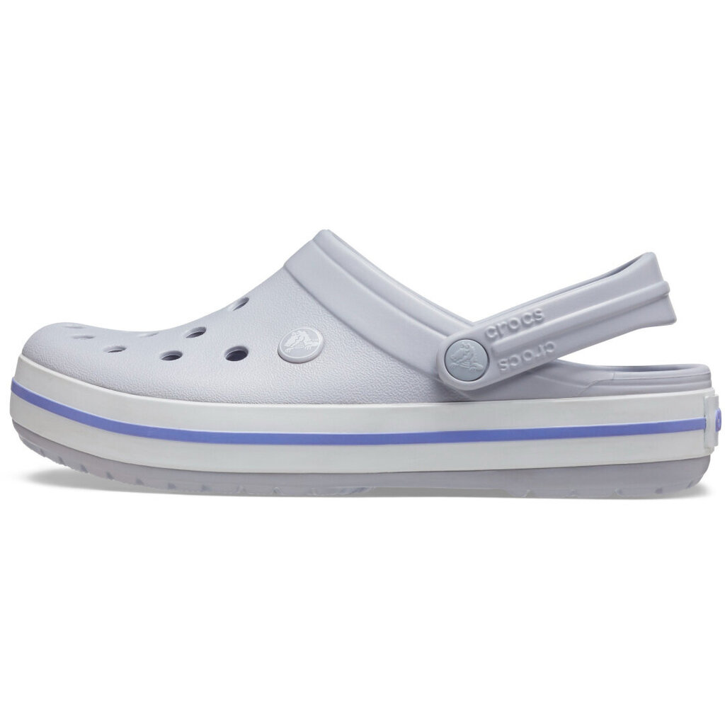 Šlepetės moterims Crocs™ Crocband™ 180074, pilkos kaina ir informacija | Šlepetės moterims | pigu.lt