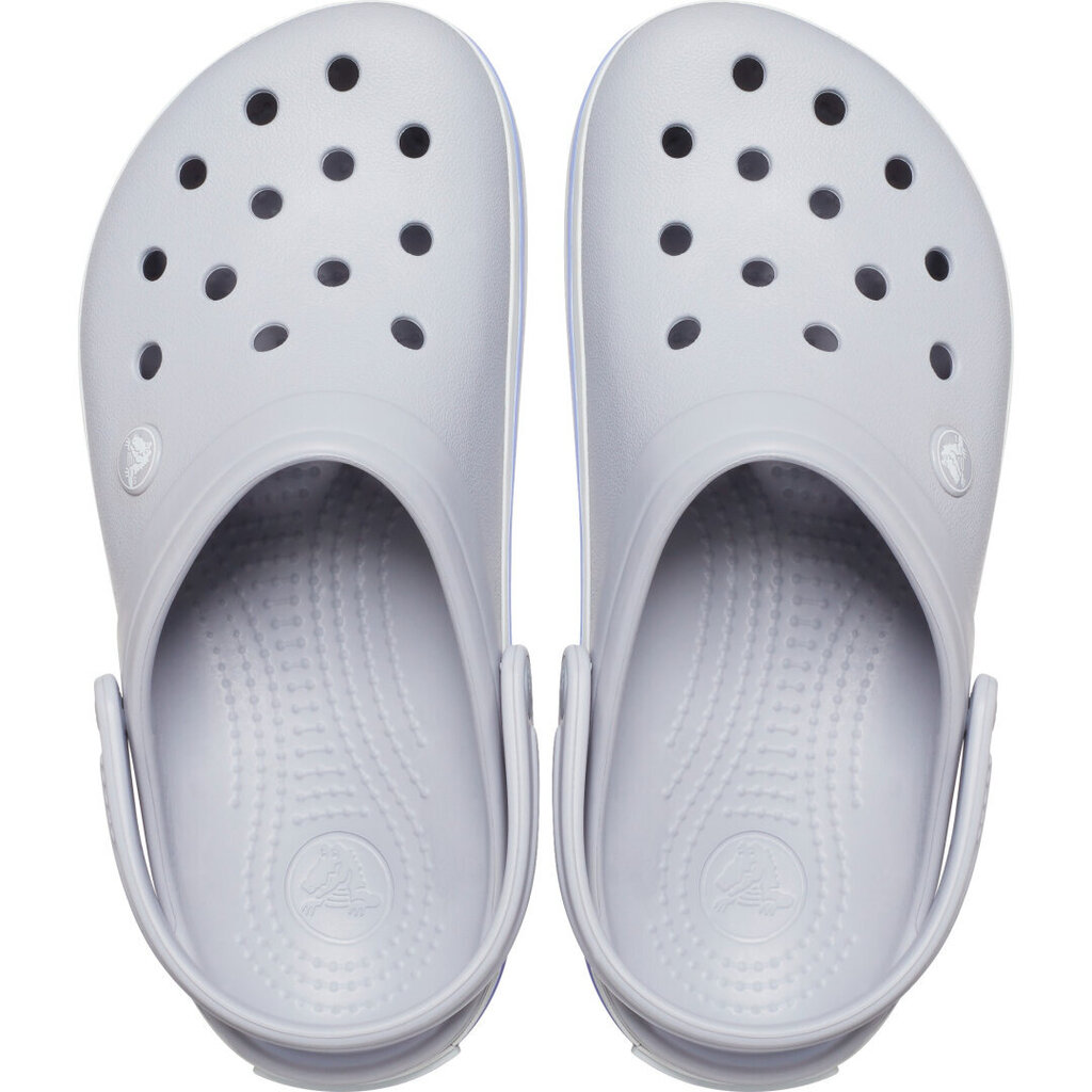 Šlepetės moterims Crocs™ Crocband™ 180074, pilkos kaina ir informacija | Šlepetės moterims | pigu.lt