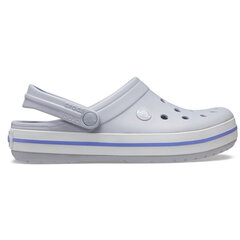 Šlepetės moterims Crocs™ Crocband™ 180074, pilkos kaina ir informacija | Šlepetės moterims | pigu.lt