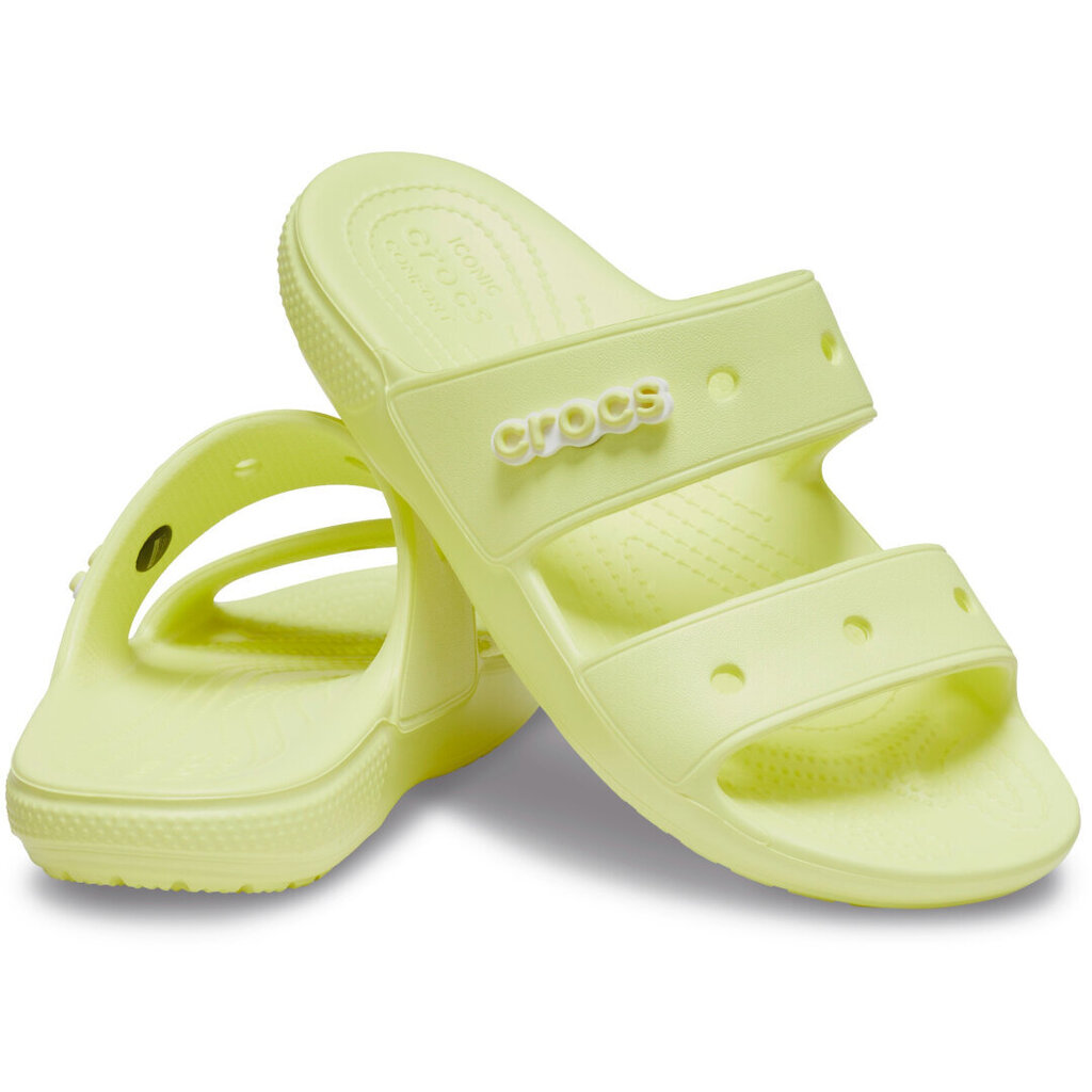 Šlepetės moterims Crocs™ Classic Sandal 206761, geltonos цена и информация | Šlepetės moterims | pigu.lt