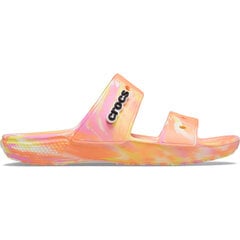 Тапочки Crocs™ Classic Marbled Sandal 181044 цена и информация | Женские тапочки | pigu.lt