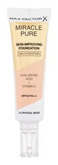 Makiažo pagrindas Max Factor Miracle Pure Skin Long-Lasting SPF30, 30 ml, 33 Crystal Beige цена и информация | Пудры, базы под макияж | pigu.lt