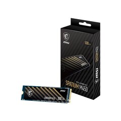 Внутренний жесткий диск SSD MSI M450 PCIe 4.0 NVMe M.2 500 ГБ цена и информация | Внутренние жёсткие диски (HDD, SSD, Hybrid) | pigu.lt