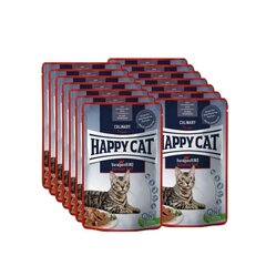 Happy Cat katėms su jautiena Culinary, 12x85 g kaina ir informacija | Happy Cat Gyvūnų prekės | pigu.lt