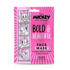 Увлажняющая детская маска веселия Mad Beauty Mickey для лица после летнего солнца и бассейна, 1 шт. Daisy Малина x 25 мл цена и информация | Косметика для мам и детей | pigu.lt