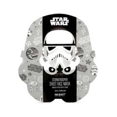 Весёлая детская увлажняющая маска для лица Mad Beauty Star Wars после летнего солнца и бассейна, 1 шт. StormTrooper, 25 мл цена и информация | Косметика для мам и детей | pigu.lt