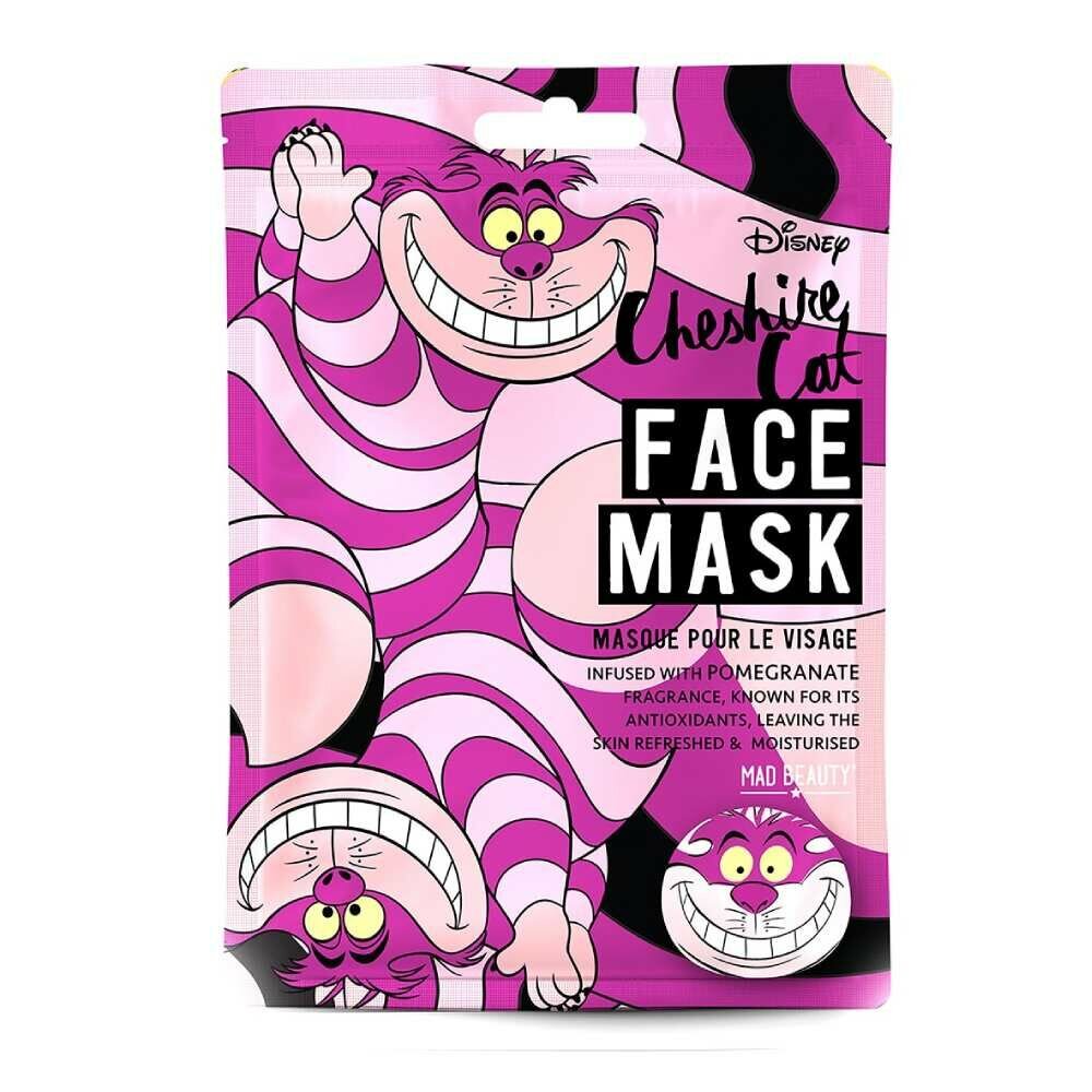 Veido kaukė Mad Beauty Disney Cheshire Cat 25 ml kaina ir informacija | Veido kaukės, paakių kaukės | pigu.lt