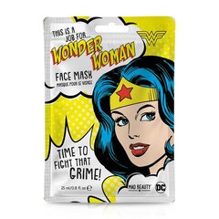 Маска для лица Mad Beauty DC Wonder Woman, 25 мл цена и информация | Маски для лица, патчи для глаз | pigu.lt
