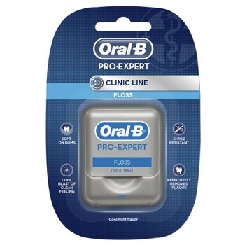 Зубная нить Oral-B Pro-Expert Clinic Line, 25 м цена и информация | Зубные щетки, пасты | pigu.lt