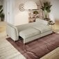 Sofa Homede Froletti 3S, smėlio spalvos цена и информация | Sofos | pigu.lt