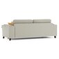 Sofa Homede Froletti 3S, smėlio spalvos kaina ir informacija | Sofos | pigu.lt