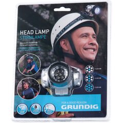 Turistinis LED galvos žibintas Grundig kaina ir informacija | Žibintai ir prožektoriai | pigu.lt