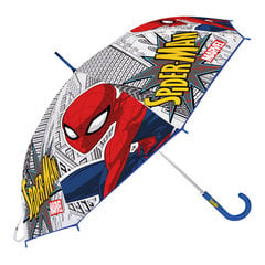 Зонт Spiderman Great power, красный / синий (Ø 80 cм) цена и информация | Аксессуары для детей | pigu.lt