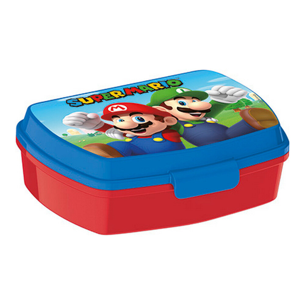Super Mario pietų dėžutė, 17 x 5.6 x 13.3 cm. kaina ir informacija | Maisto saugojimo  indai | pigu.lt