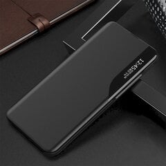 Fusion eco leather view dėklas Xiaomi Poco M4 Pro 5G, juodas kaina ir informacija | Telefono dėklai | pigu.lt