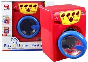 Žaislinė skalbimo mašina, raudonos spalvos kaina ir informacija | Žaislai mergaitėms | pigu.lt