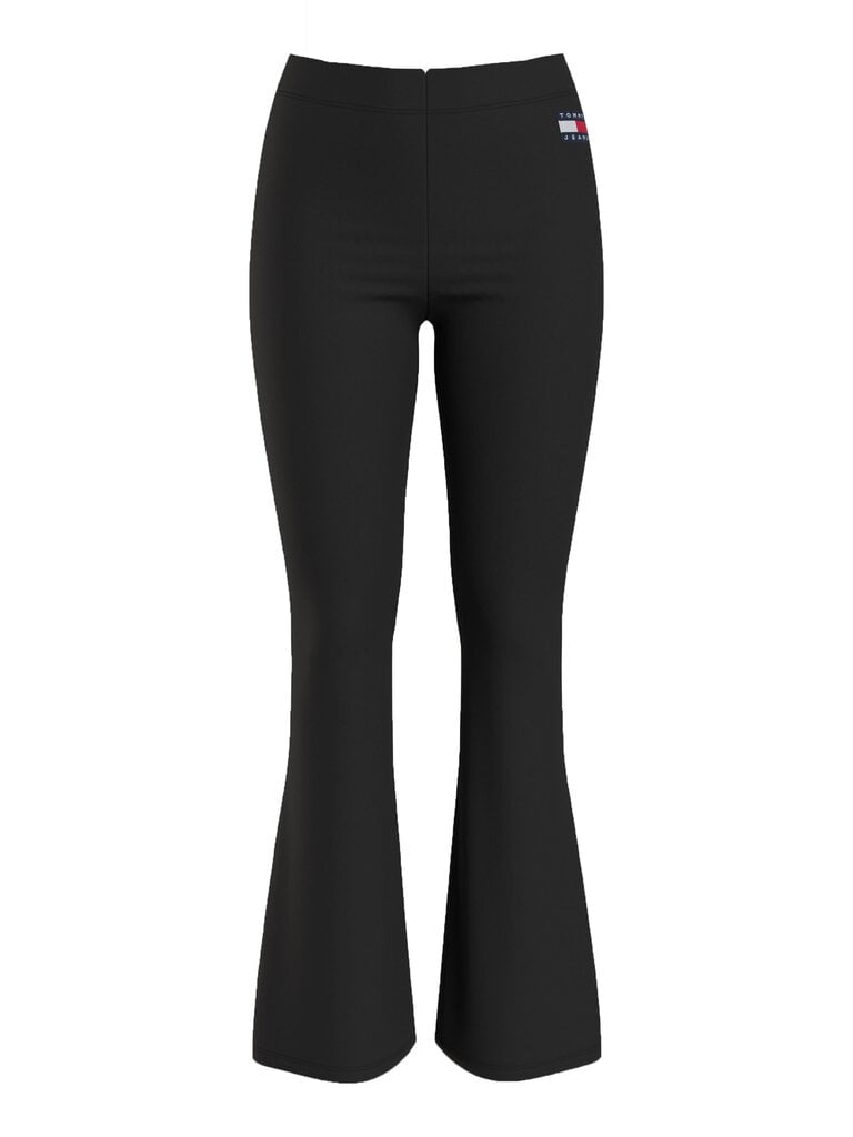 Sportinės kelnės moterims Tommy Hilfiger TJW BADGE FLARE LEGGING BLACK DW0DW12642 BDS 45715 M kaina ir informacija | Sportinė apranga moterims | pigu.lt