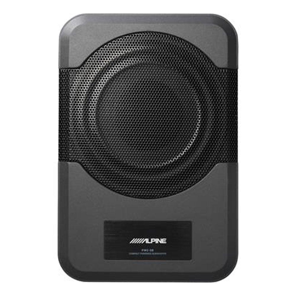 Alpine PWE-S8 aktyvinis 8" (20 cm) korpusinis žemųjų dažnių garsiakalbis su automatiniu garsiakalbių signalo jutikliu ir įmontuotu 240 W stiprintuvu цена и информация | Automobiliniai garsiakalbiai | pigu.lt