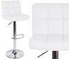 Baro kėdė Arako, balta kaina ir informacija | Virtuvės ir valgomojo kėdės | pigu.lt