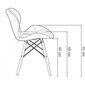 Kėdė, žalia kaina ir informacija | Virtuvės ir valgomojo kėdės | pigu.lt