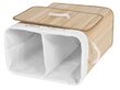 Bambuko skalbinių krepšelis, 100 l kaina ir informacija | Vonios kambario aksesuarai | pigu.lt