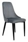 Kėdė Velvet Graphite, pilka kaina ir informacija | Virtuvės ir valgomojo kėdės | pigu.lt