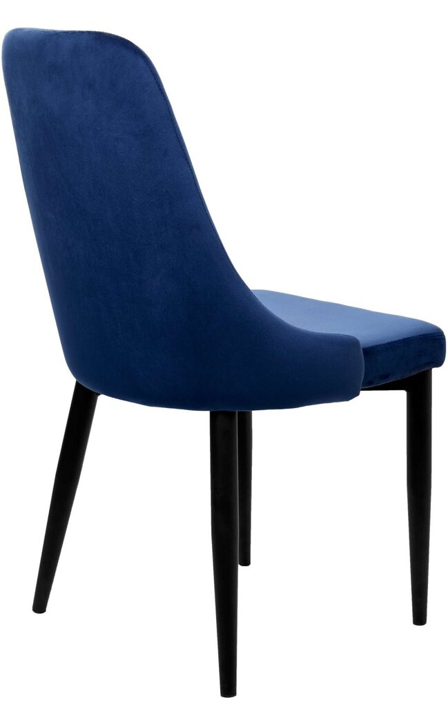 Kėdė Lorient Velvet, mėlyna kaina ir informacija | Virtuvės ir valgomojo kėdės | pigu.lt